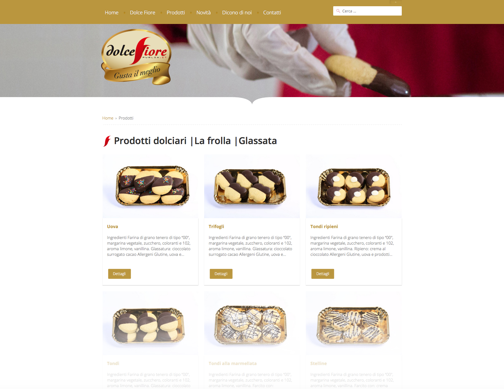 Dolce Fiore Puglia sito web